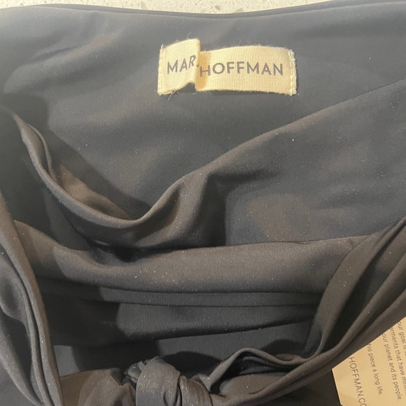 Mara Hoffman UPF 50+ High-Waist Bikini Bottom Black XS, L - Picture 3 of 6